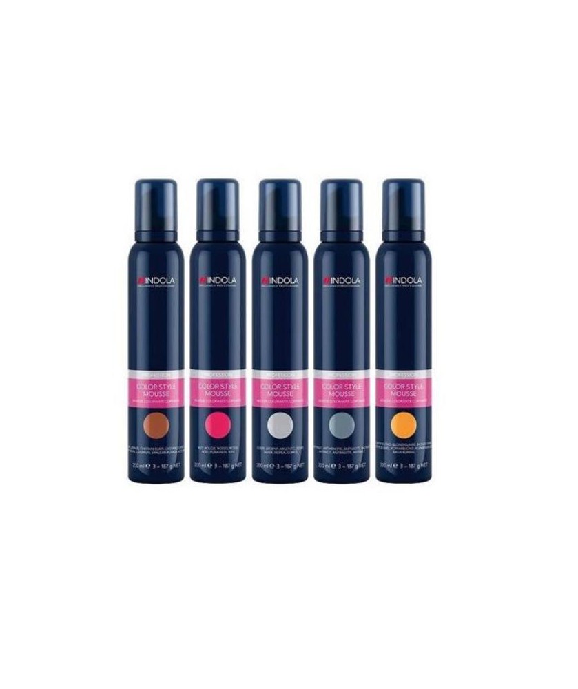 INDOLA COLOR STYLE MOUSSE ROOD 200 ML